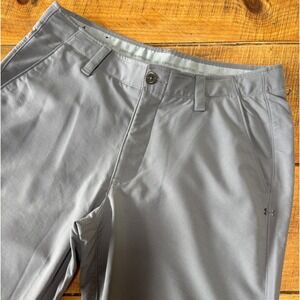 Under Armour Mens Gray Golf Athletic Performance Stretch Pants Size 34x32